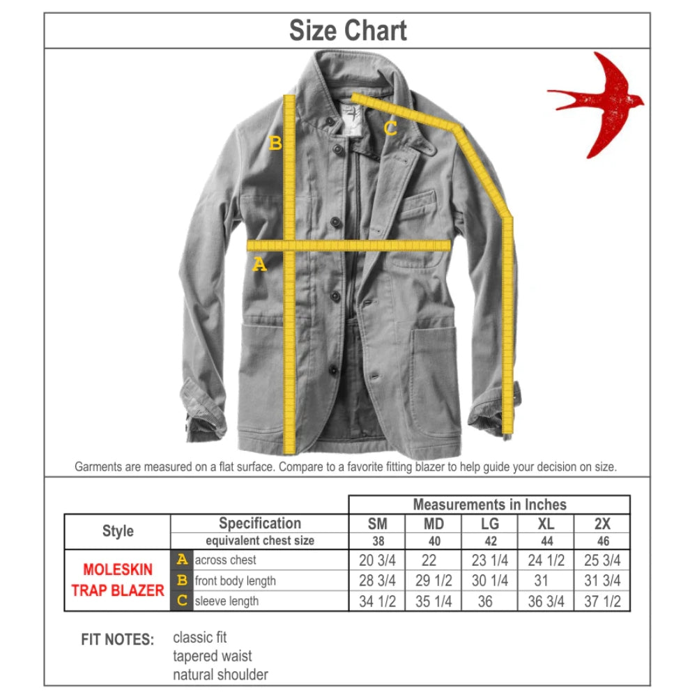 Moleskin Trap Blazer