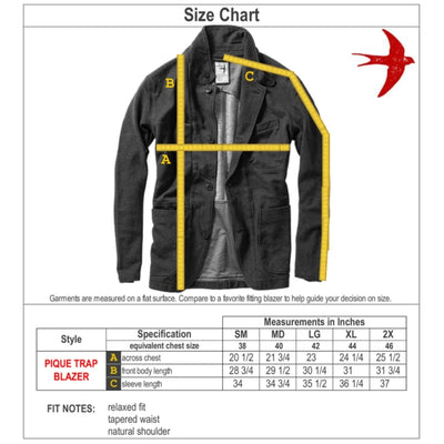 Pique Trap Blazer