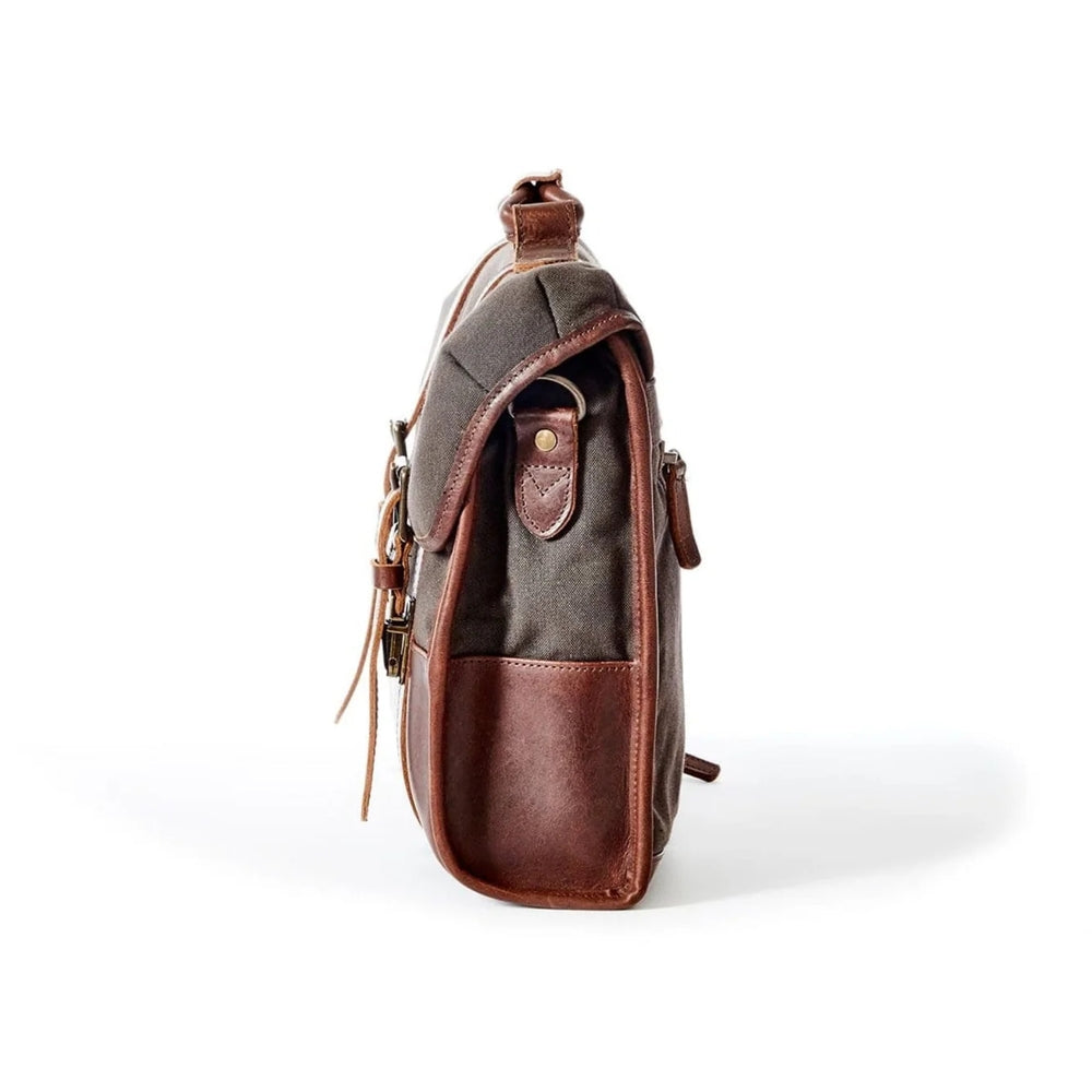Waxed Canvas Messenger Briefcase