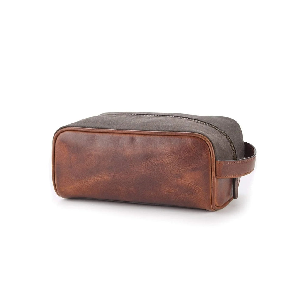 Waxed Canvas Dopp Kit
