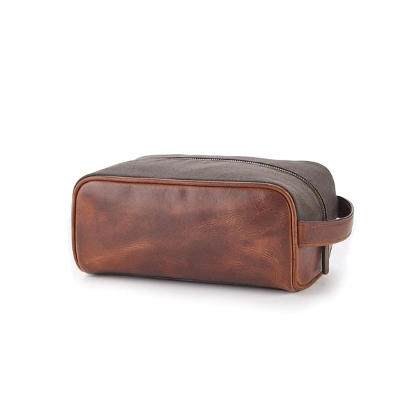 Tom Beckbe Waxed Canvas Dopp Kit - M.W. Reynolds
