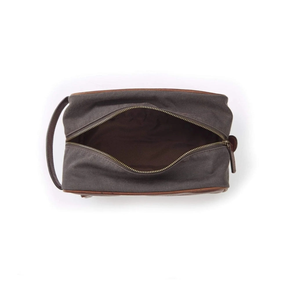 Waxed Canvas Dopp Kit