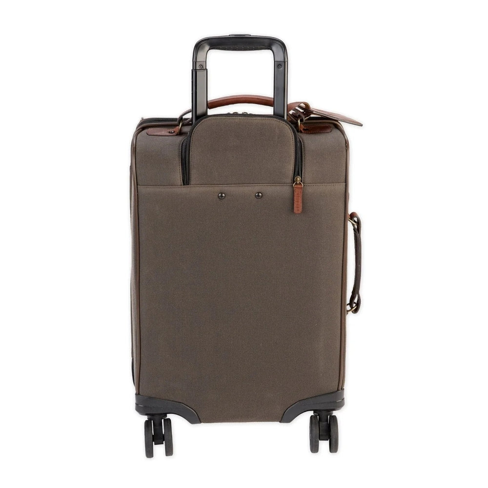 Waxed Canvas Wheeled Carry-On Bag