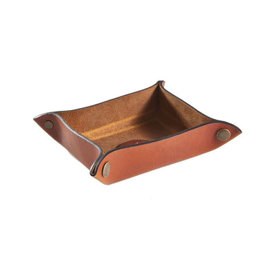 Leather Change Tray