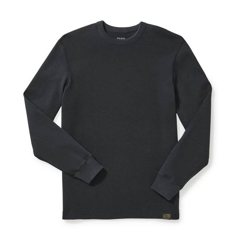 Filson Waffle Knit Thermal Crew Charcoal, an ideal shirt in cold weather  conditions