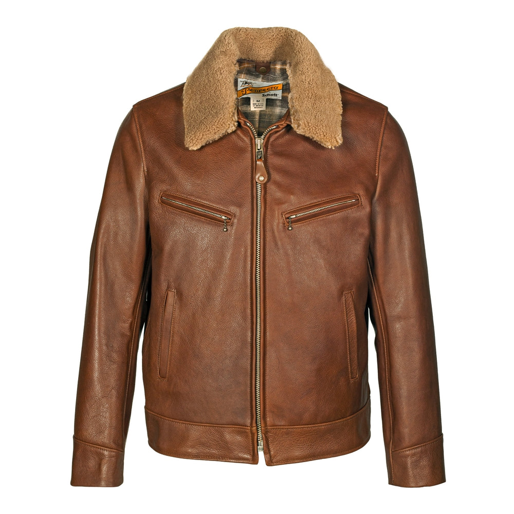 Schott 596 Antique Waxy Cowhide Leather Jacket - M.W. Reynolds