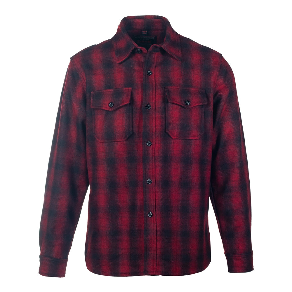 Wool CPO Plaid Shirt