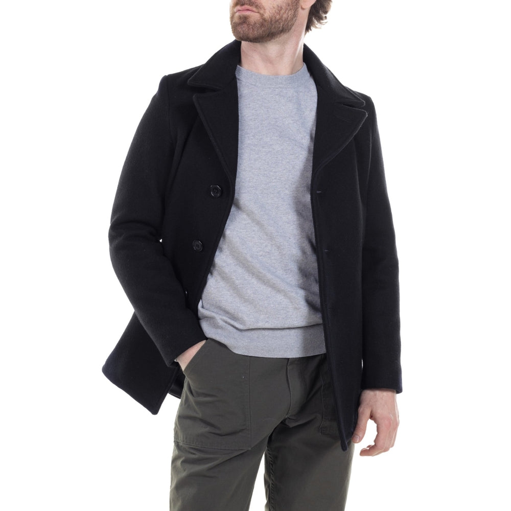 Single Breasted Wool Car Coat