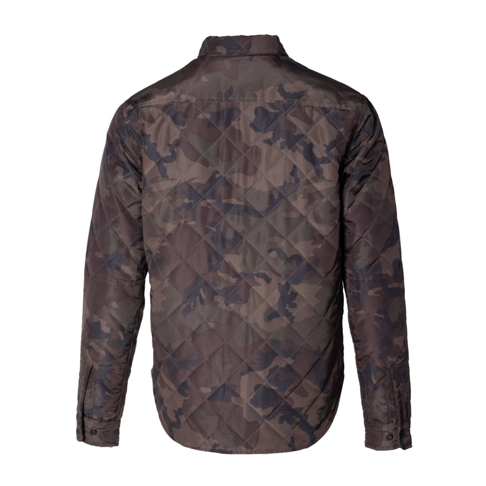 Down Filled Quilted Shirt Jacket