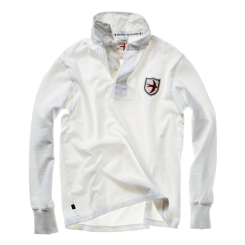 Vintage Chaps Ralph Lauren Shirt Mens Medium White Rugby