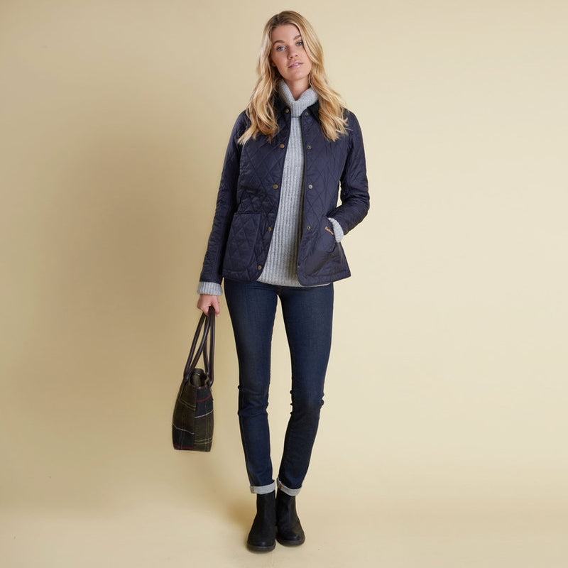 ブルゾン Barbour FW25 'Annandale' jacket (LQU0475LQU BK91) Barbour Annandale Quilt Jacket - Black Mingo