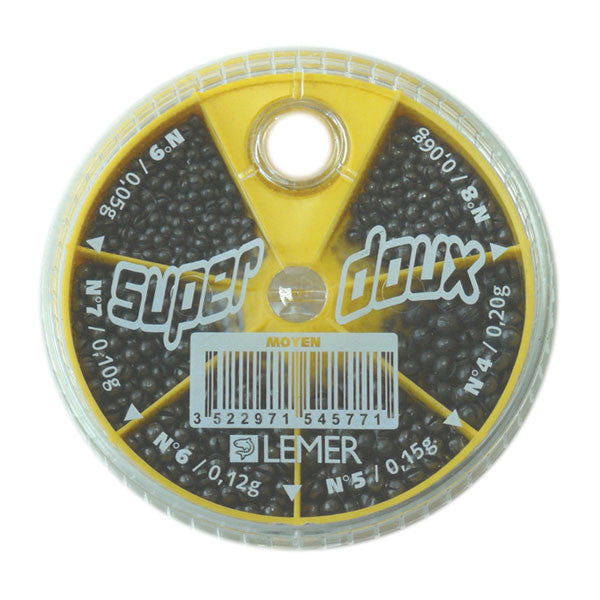 6 Way Mini Lead Split Shot Assortment - M.W. Reynolds