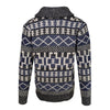 Native Southwestern Heathered Cardigan Sweater