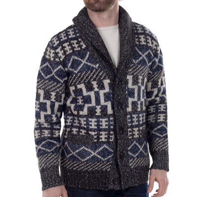 Native Southwestern Heathered Cardigan Sweater