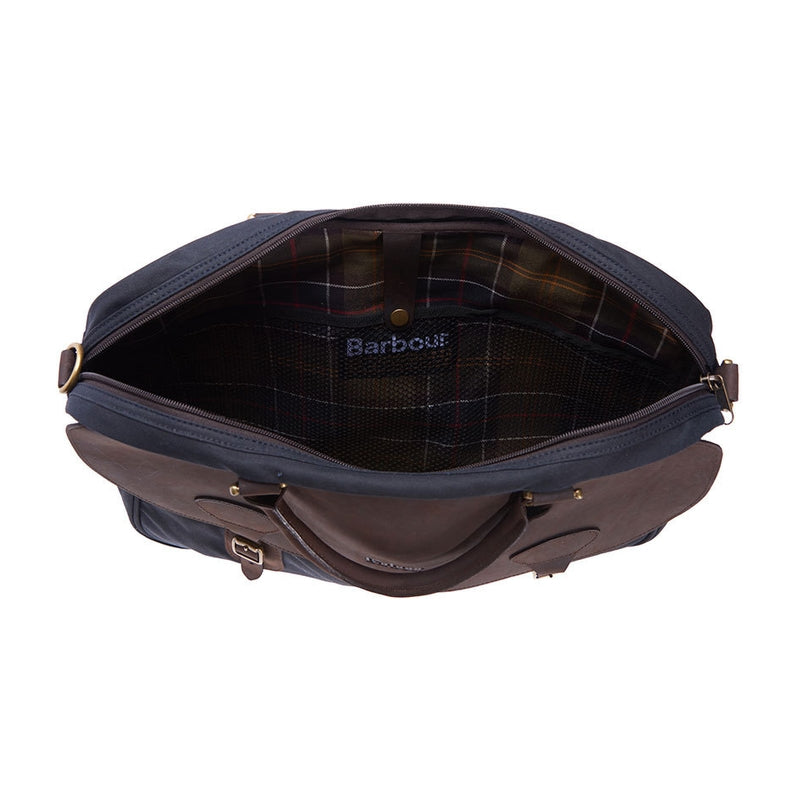 Barbour Wax Leather Briefcase - M.W. Reynolds