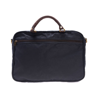 Barbour Wax Leather Briefcase - M.W. Reynolds