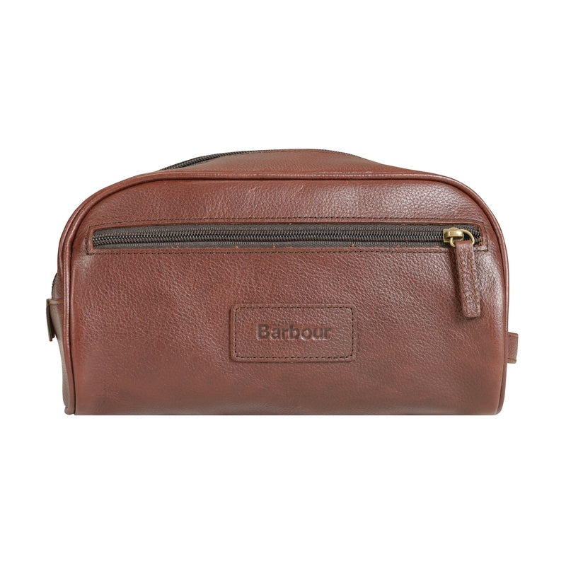Barbour Leather Washbag - M.W. Reynolds