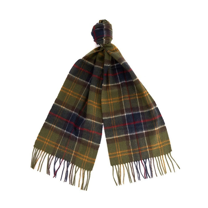 Barbour Merino and Cashmere Tartan Scarf - M.W. Reynolds