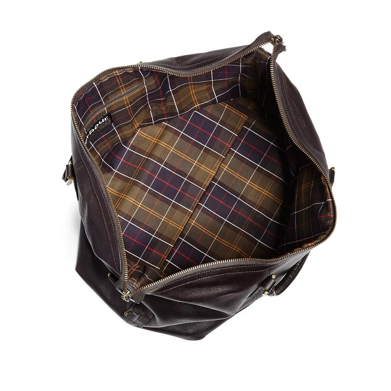 Barbour Leather Medium Travel Explorer Bag - M.W. Reynolds