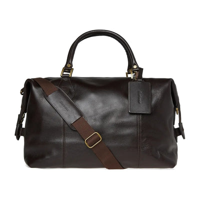 Barbour Leather Medium Travel Explorer Bag - M.W. Reynolds